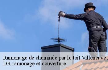 Ramonage de cheminée par le toit  villeneuve-la-garenne-92390 DR ramonage et couverture 